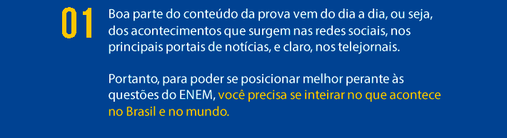 Dicas matadoras para a reta final do ENEM